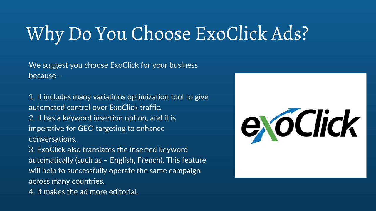 Buy ExoClick Ads