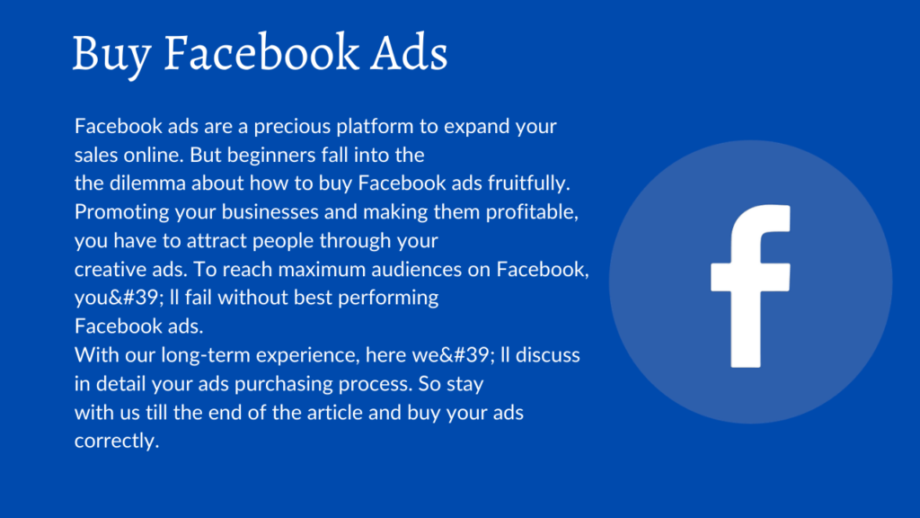 Buy Facebook Ads