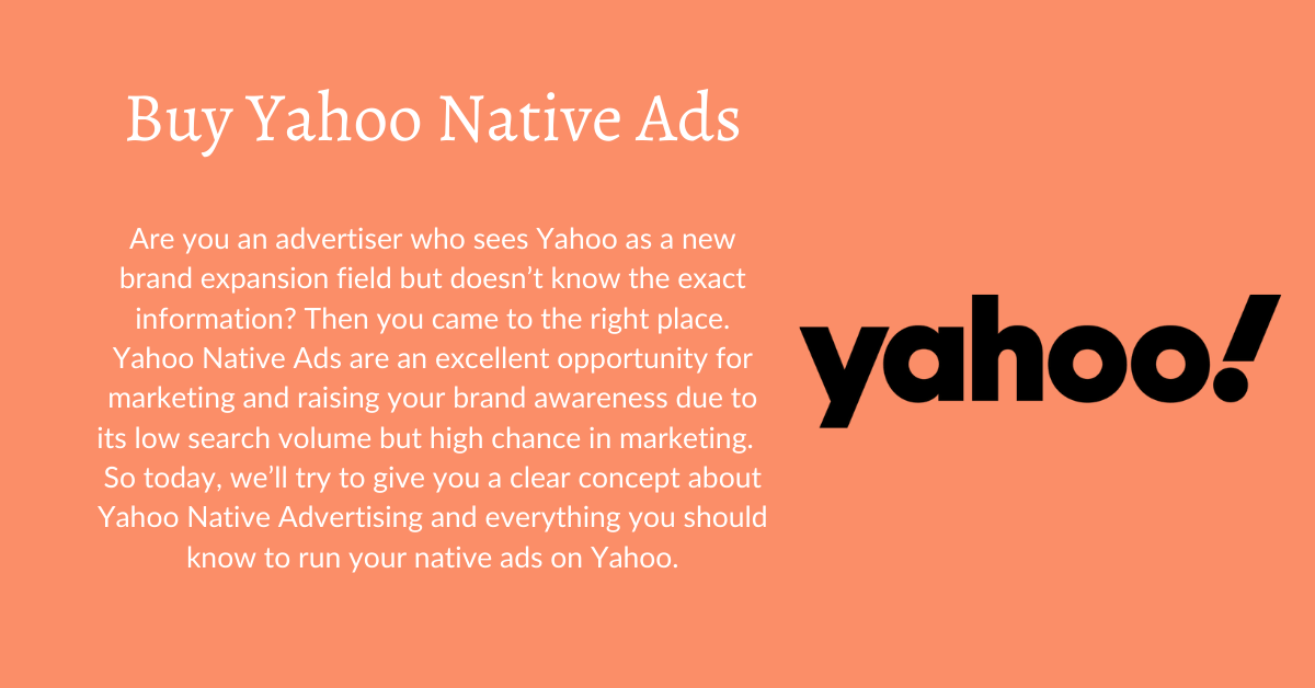 Buy Yahoo Native Ads