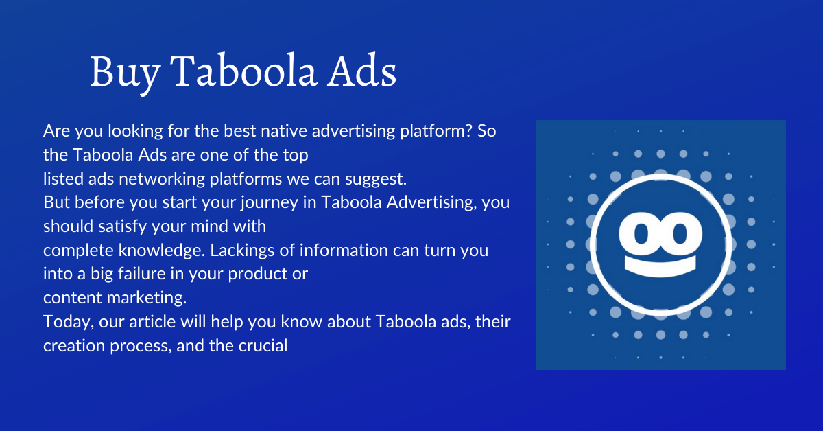 Buy Taboola Ads