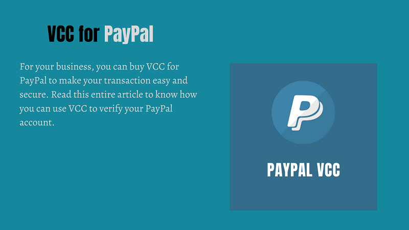 vcc for paypal